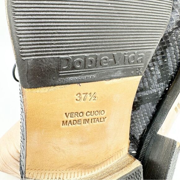 MAISON MARGIELA Gray Snakeskin Tie  Oxford Brogue Sz‎ 37.5 US 7 - Picture 9 of 14